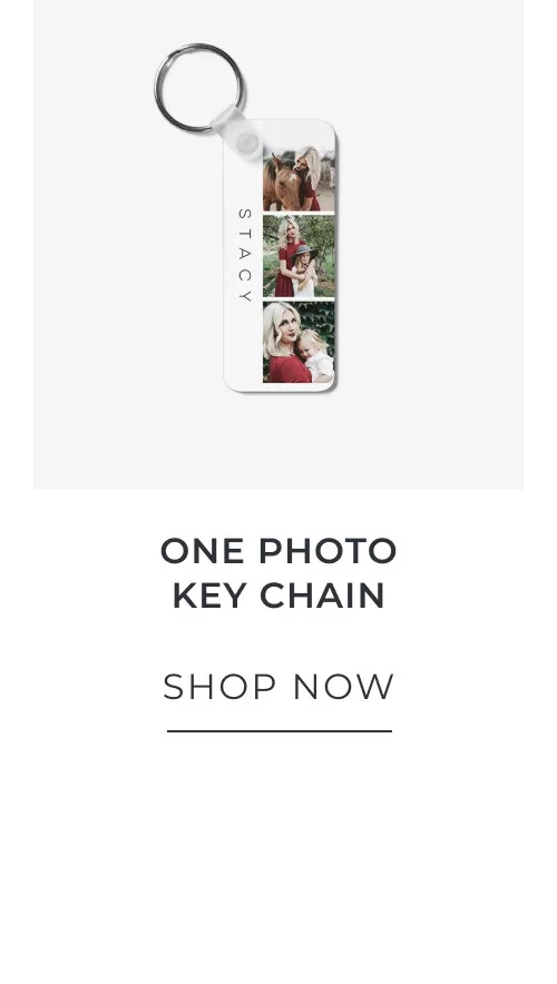 One Photo Key Chain