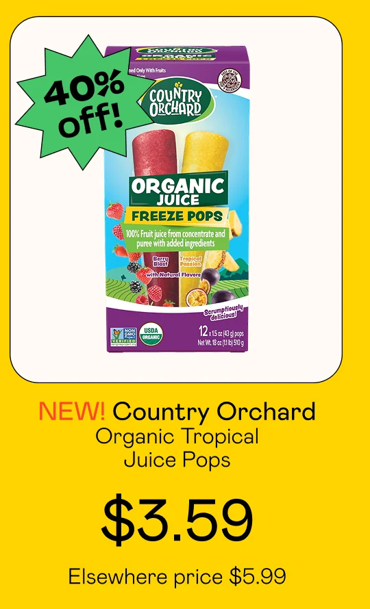 Organic Tropical Juice Pops