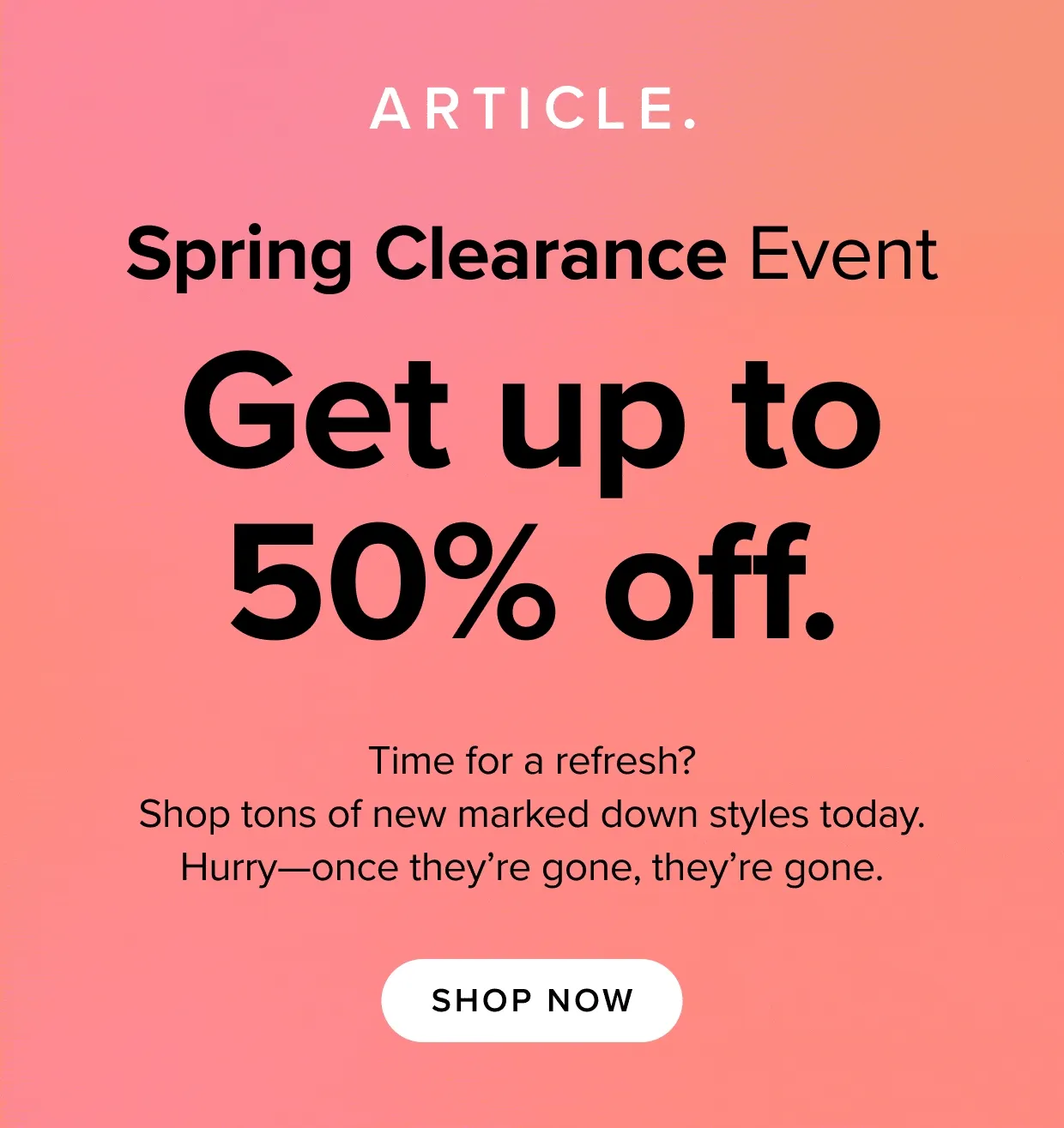 Get up to 50% off! Shop tons of new marked down styles today. Shop now!