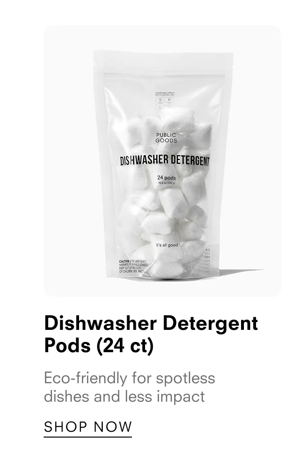 Dishwasher Detergent Pods (24 ct)