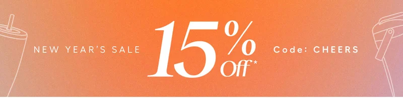 15% off with code: discount code