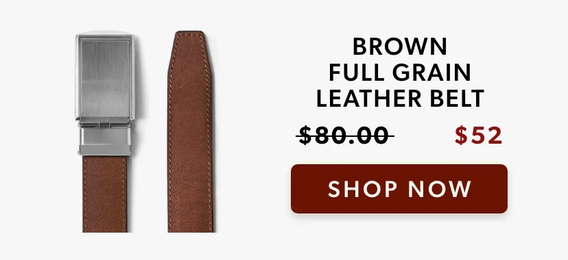 Cordovan Full Grain Leather Belt