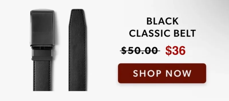 Black Classic Belt