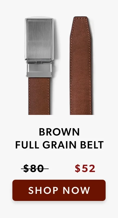 Cordovan Full Grain Leather Belt
