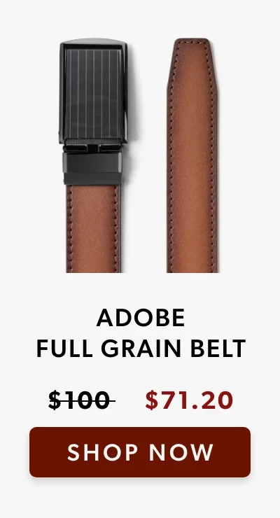 Adobe Full Grain Leather Belt