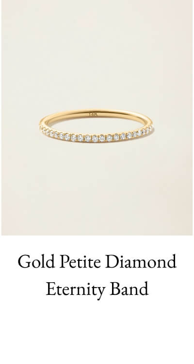 Accessories | Gold Petite Diamond Eternity Band