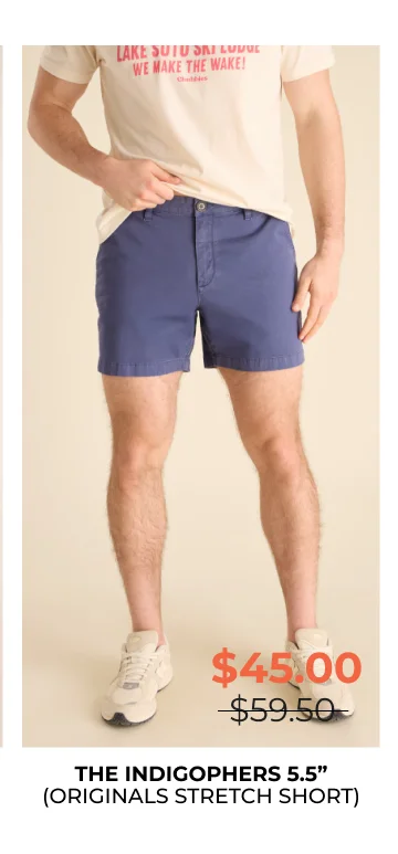 Originals Stretch Short: The Indigophers 5.5"