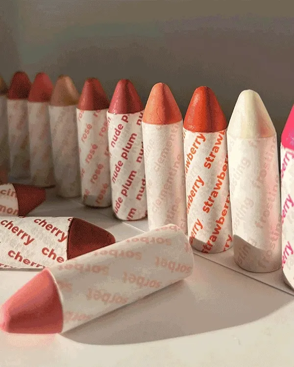 A series of four photos showing different friends products