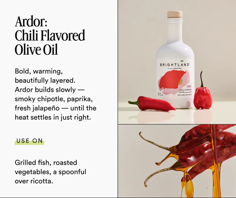 Ardor: Chili Flavored Olive Oil