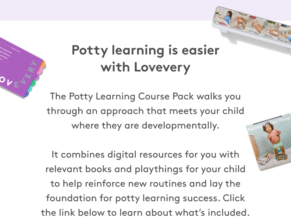 Potty learning is easier with Lovevery