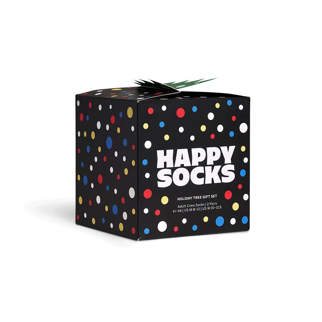 2-Pack Holiday Tree Socks Gift Set