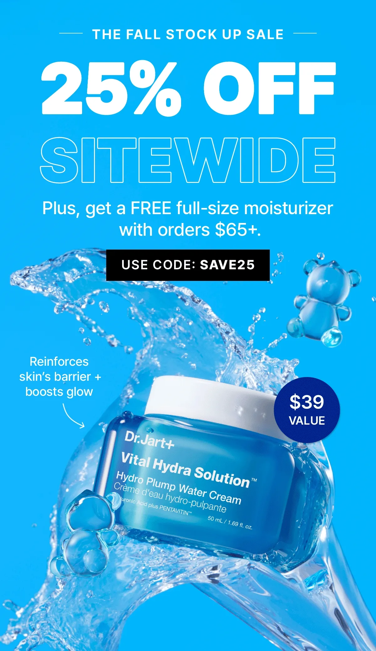 Calling all sensitive skin types. Get 3 free Cicapair full sizes with orders $65+.
