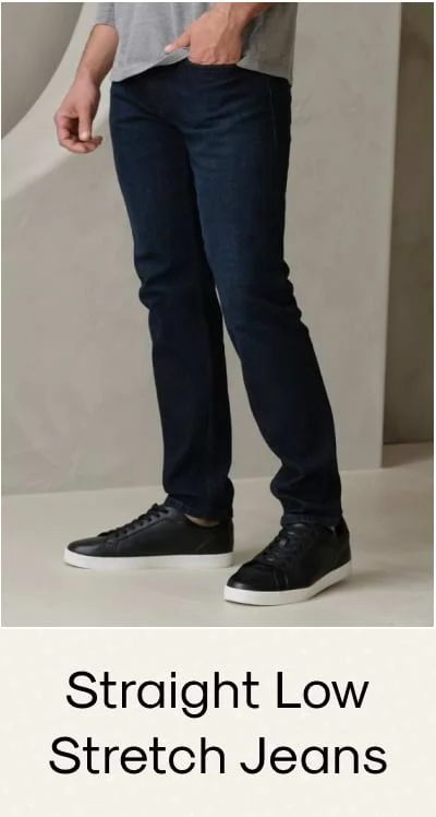 Straight Low Stretch Jeans