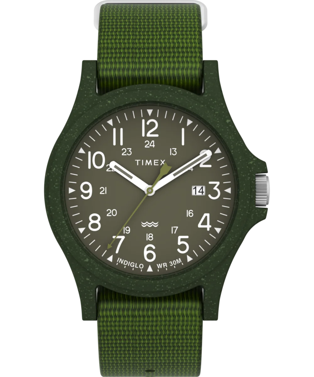 Image of Reclaim Ocean 40mm Recycled Fabric Strap Watch