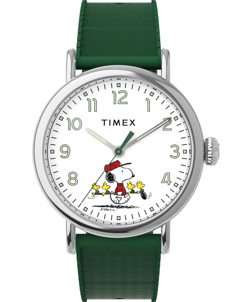 Image of Timex x Peanuts® Standard 40mm Synthetic Rubber Strap Watch