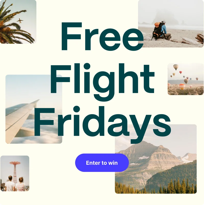 Free Flight Fridays. Enter to win