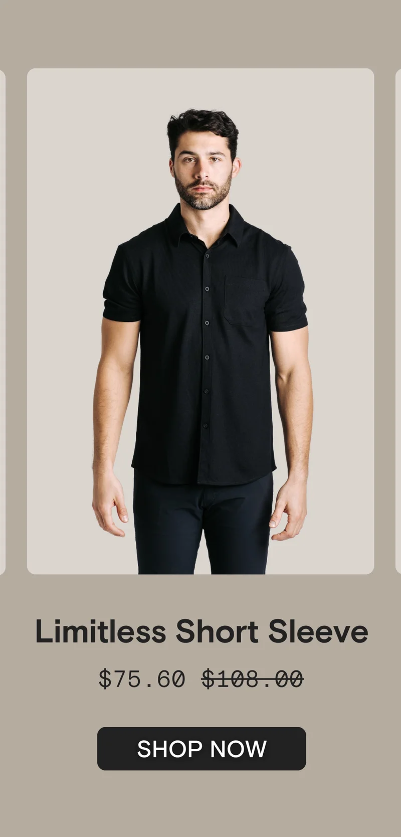 Limitless Short Sleeve - Black