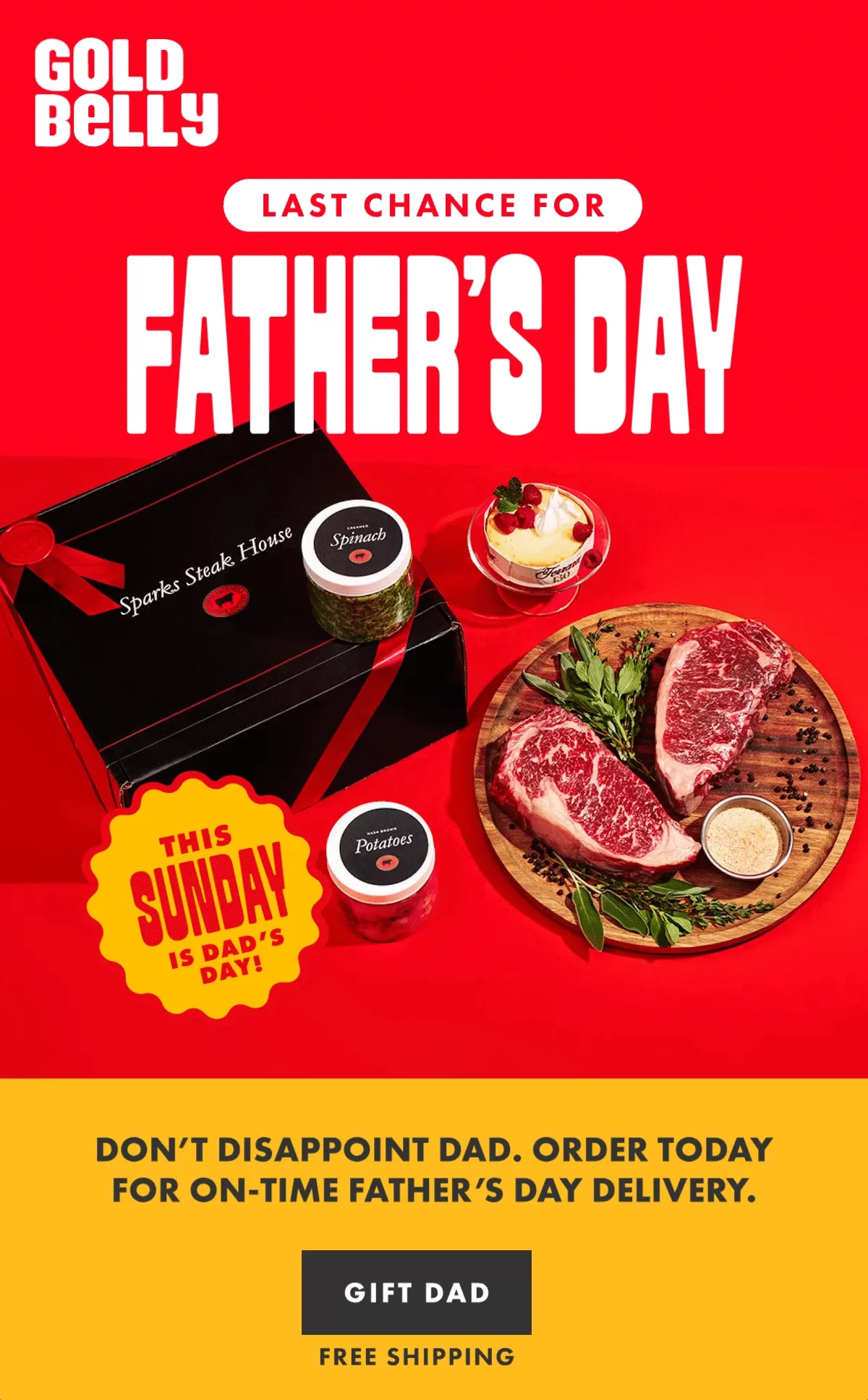 Last Chance for Father's Day!