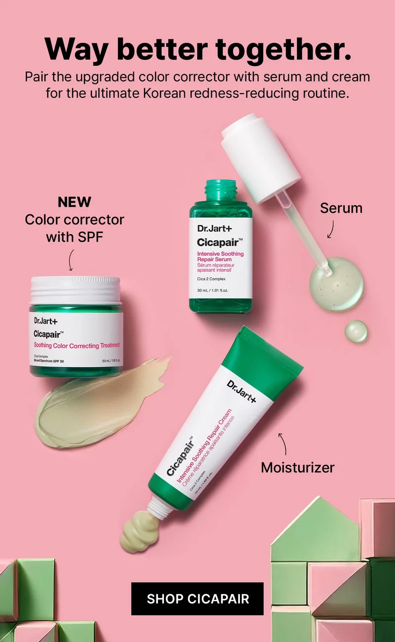 Calling all sensitive skin types. Get 3 free Cicapair full sizes with orders $65+.