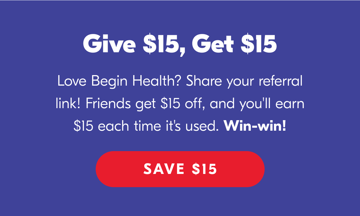 Refer a friend, get $10 off your next purchase