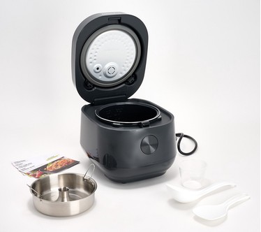 GreenPan Fuzzy Logic Carb Reducing 8 Cup Rice Cooker & Tools