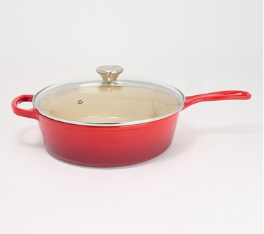 Le Creuset 3.75-qt Enameled Cast Iron Cassadou w/ Glass Lid