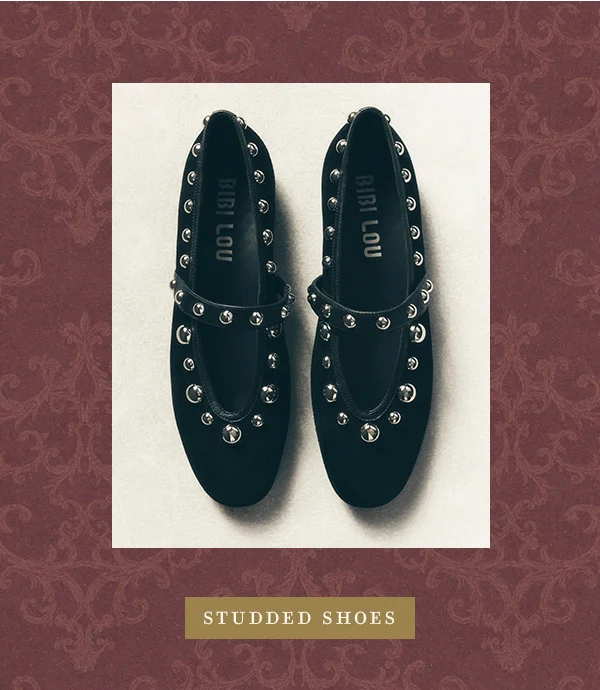 studded shoes
