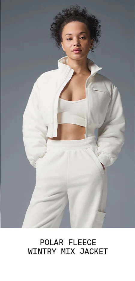POLAR FLEECE WINTRY MIX JACKET