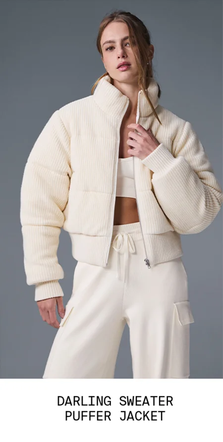 DARLING SWEATER PUFFER JACKET