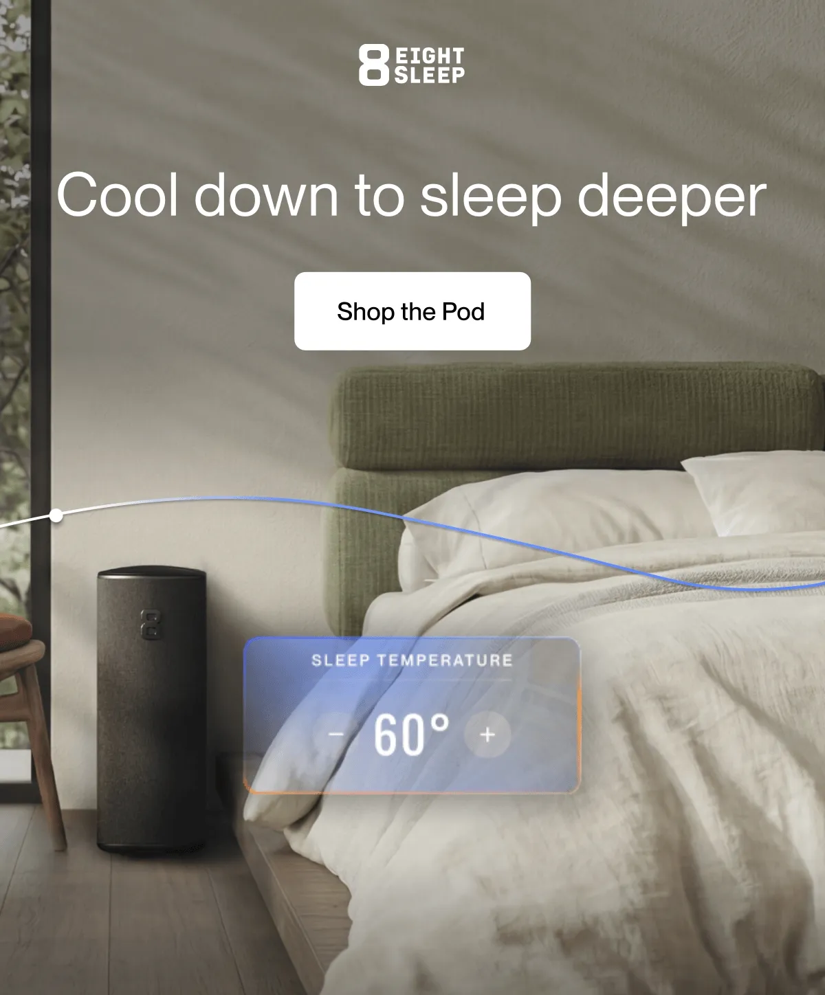 Cool down to sleep deeper