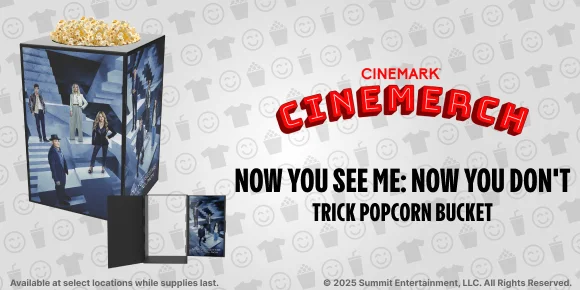 CINEMARK CINEMERCH | NOW YOU SEE ME: NOW YOU DON'T | TRICK POPCORN BUCKET