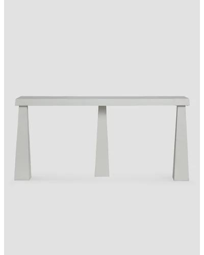 Avila Indoor / Outdoor Console Table - Textured White