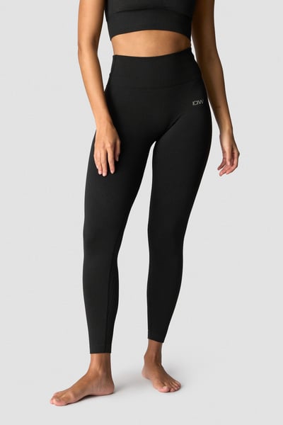 Image of Soft Seamless Tights Wmn Black