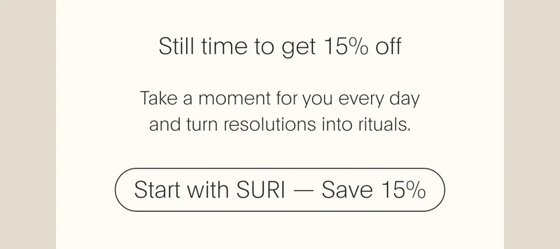 Still time to get 15% off