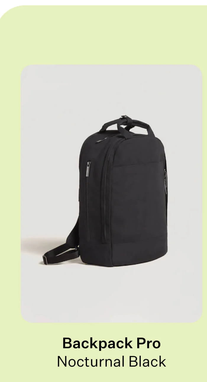 Backpack Pro - Nocturnal Black