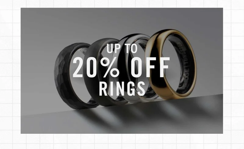 Up to 20% off Rings