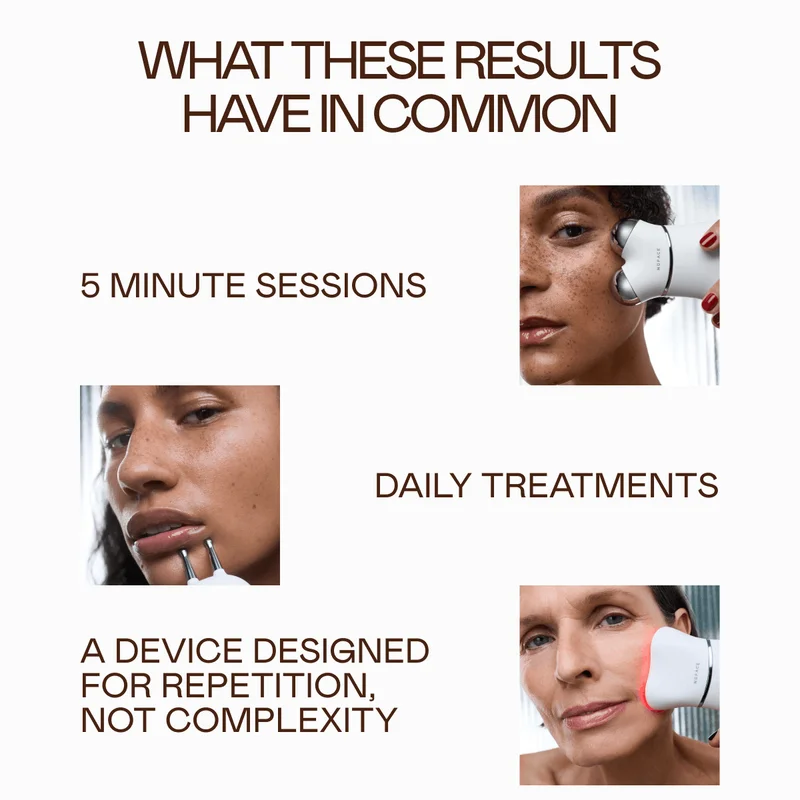 What These Results Have In Common: 5 minute sessions. Daily treatments. A device designed for repetition, not complexity.