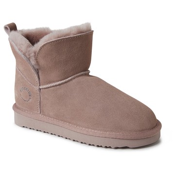 Fireside by Dearfoams Kid's Genuine Shearling Bootie - Bunbury