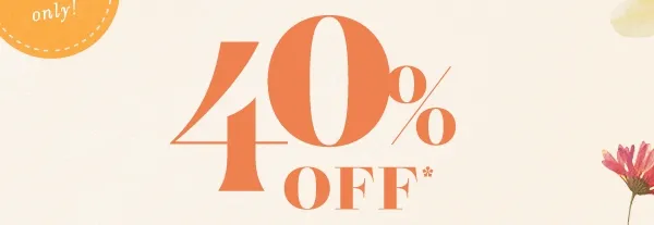 Extra 40% Off