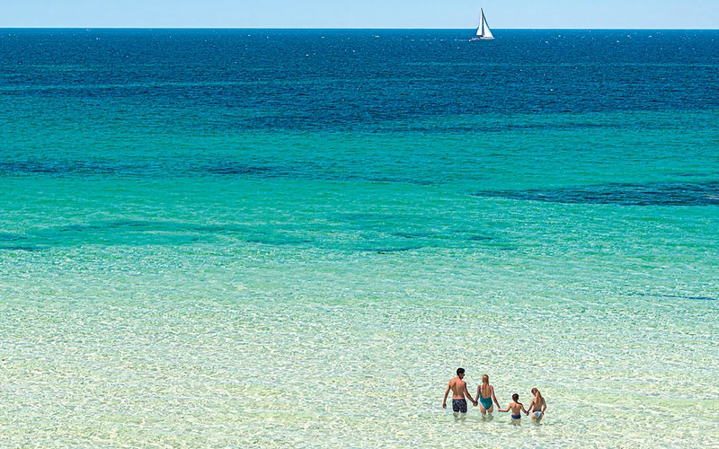 The Santa Margherita di Pula coastline offers long stretches of sandy beaches.