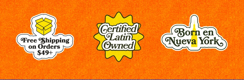 Free shipping on orders $49+. Certified Latin Owned. Born en Nueva York