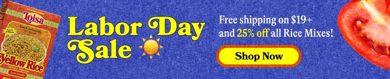 LABOR DAY SALE ☀️Free shipping on $19+ and 25% off all Rice Mixes!