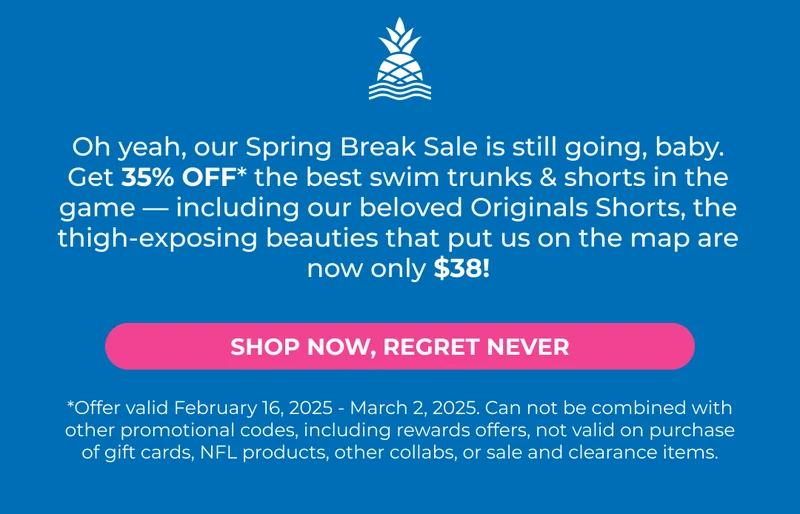 SHOP NOW, REGRET NEVER