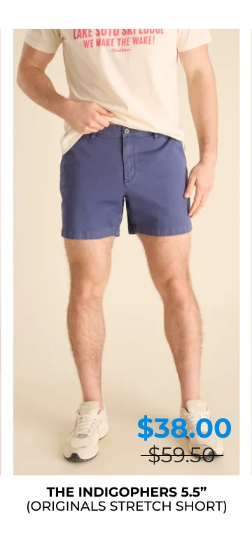 Originals Stretch Short: The Indigophers 5.5"