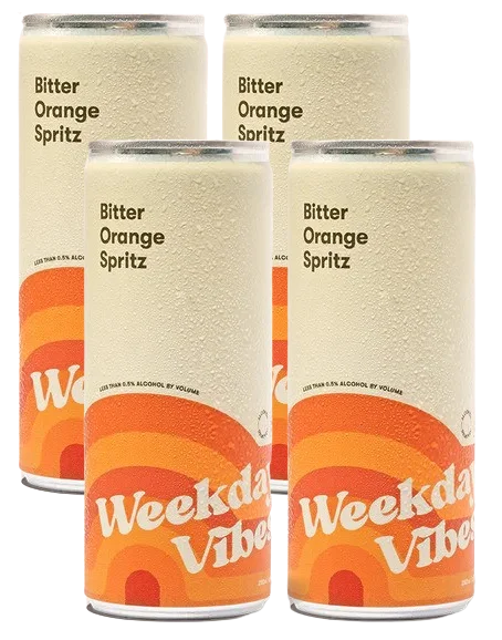 Image of Weekday Vibes Bitter Orange Spritz (4 pack)