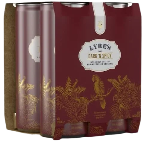Image of Lyre's Spirit Co. Non-Alcoholic Dark and Spicy (4 Pack)