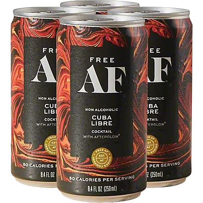 Image of FREE AF Cuba Libre Cocktail Mixer (4 Pack)