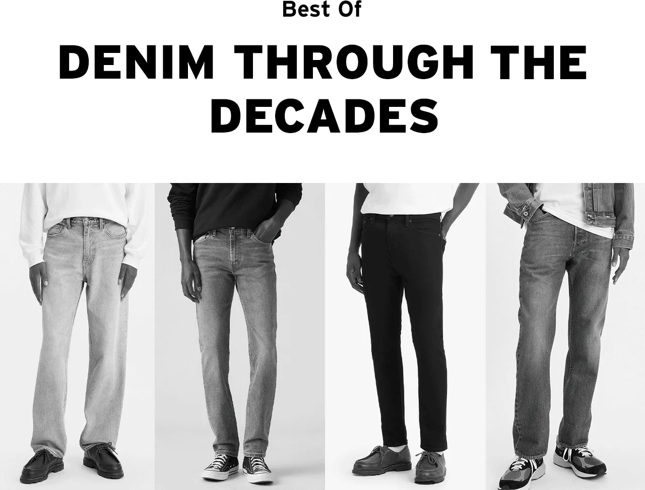 DENIM THROUGH THE DECADES