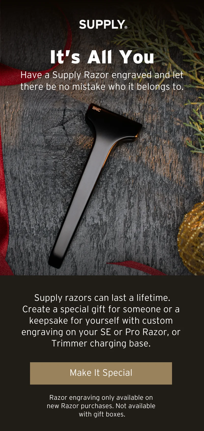 It's All You - Razor Engraving Spotlight