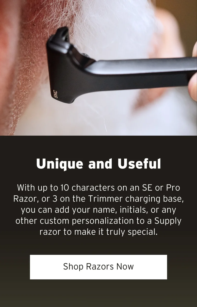 Engrave Your SE or Pro Razor
